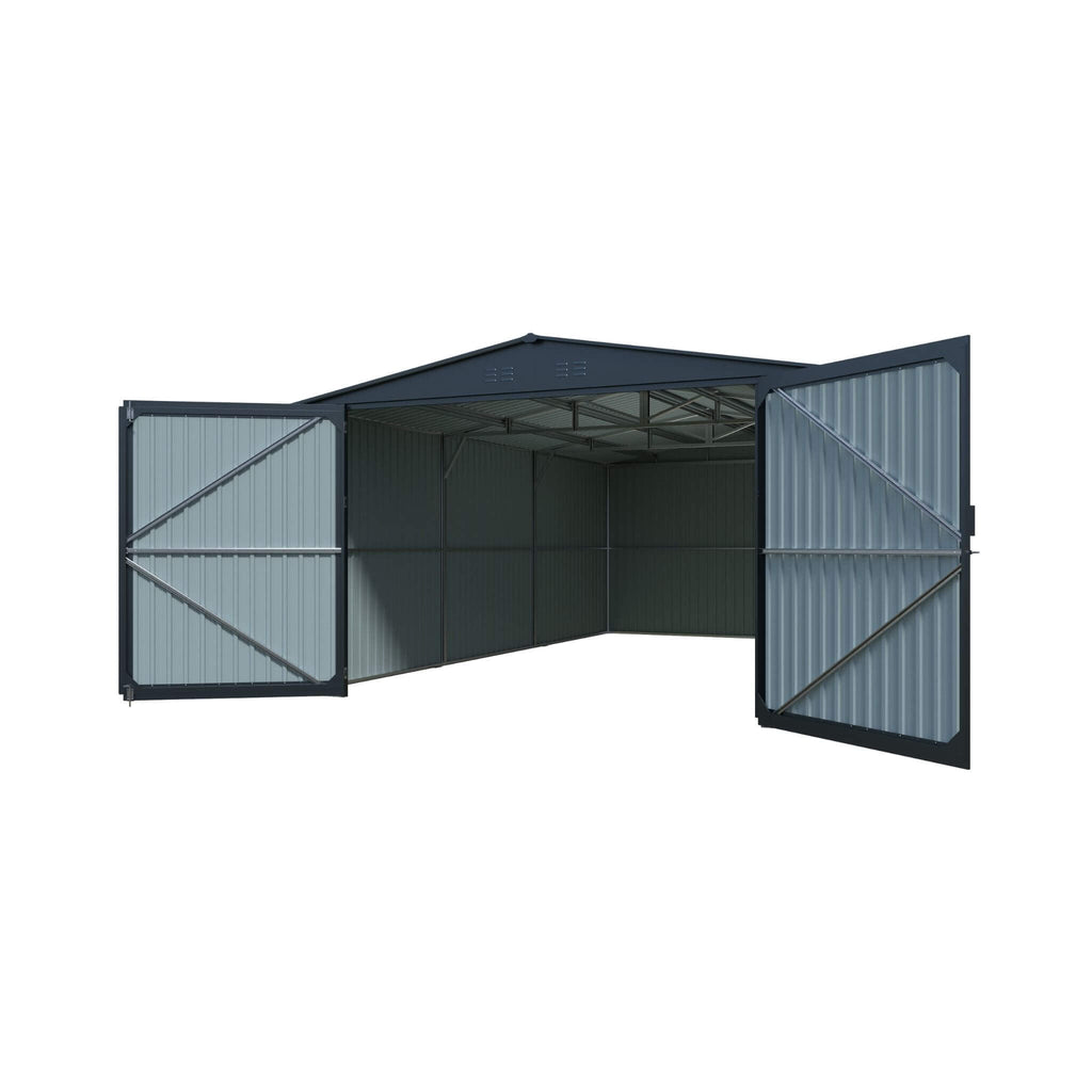 [13X20FT] Alora Extra Large Premium Weather-Resistant Outdoor Multi-Purpose Utility Storage Shed (SAK84920)