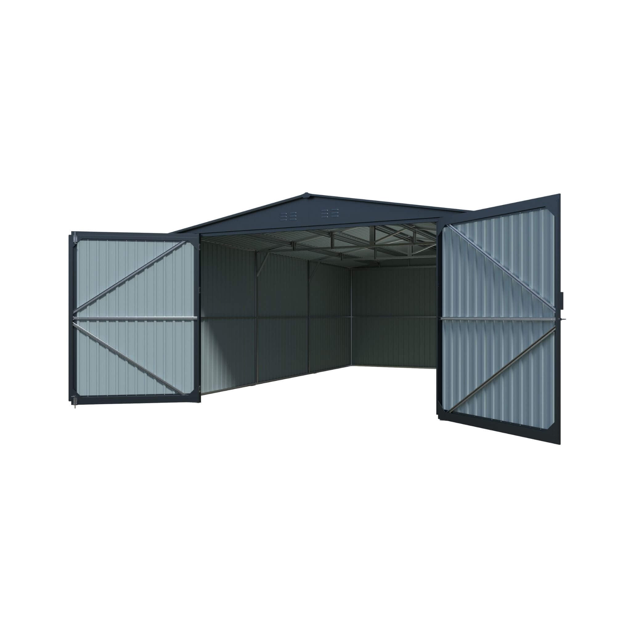 [13X20FT] Alora Extra Large Premium Weather-Resistant Outdoor Multi-Purpose Utility Storage Shed (SAK84920)