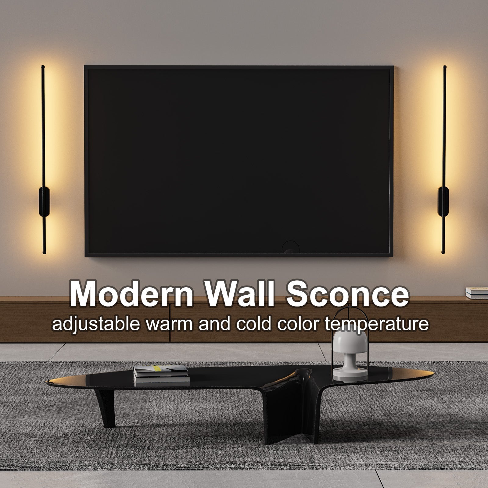 2PCS Minimalist Wall lights, Linear Sconces