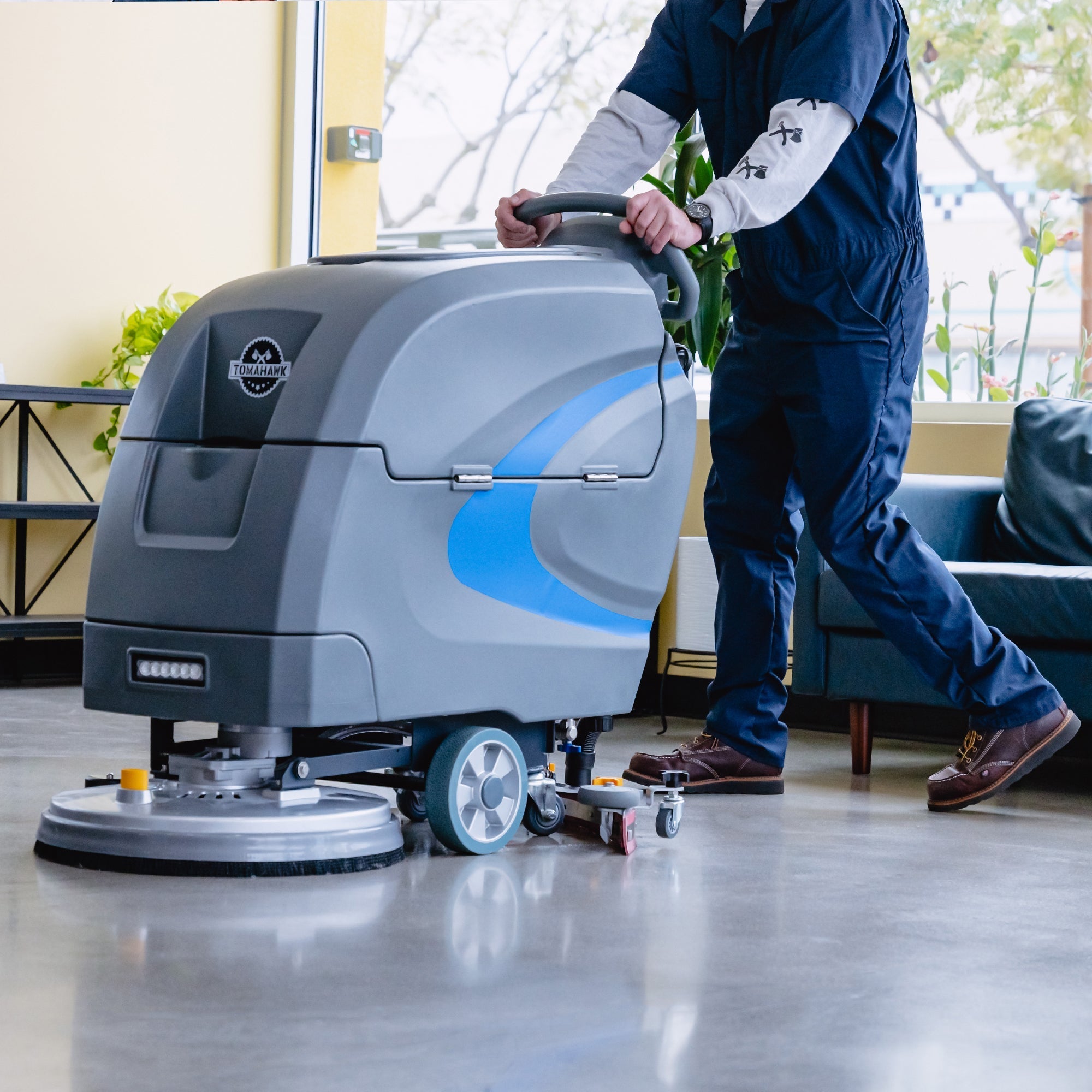 20" Red Buffing Pad Replacement Spare Part for TAS850e 20" Auto Scrubber