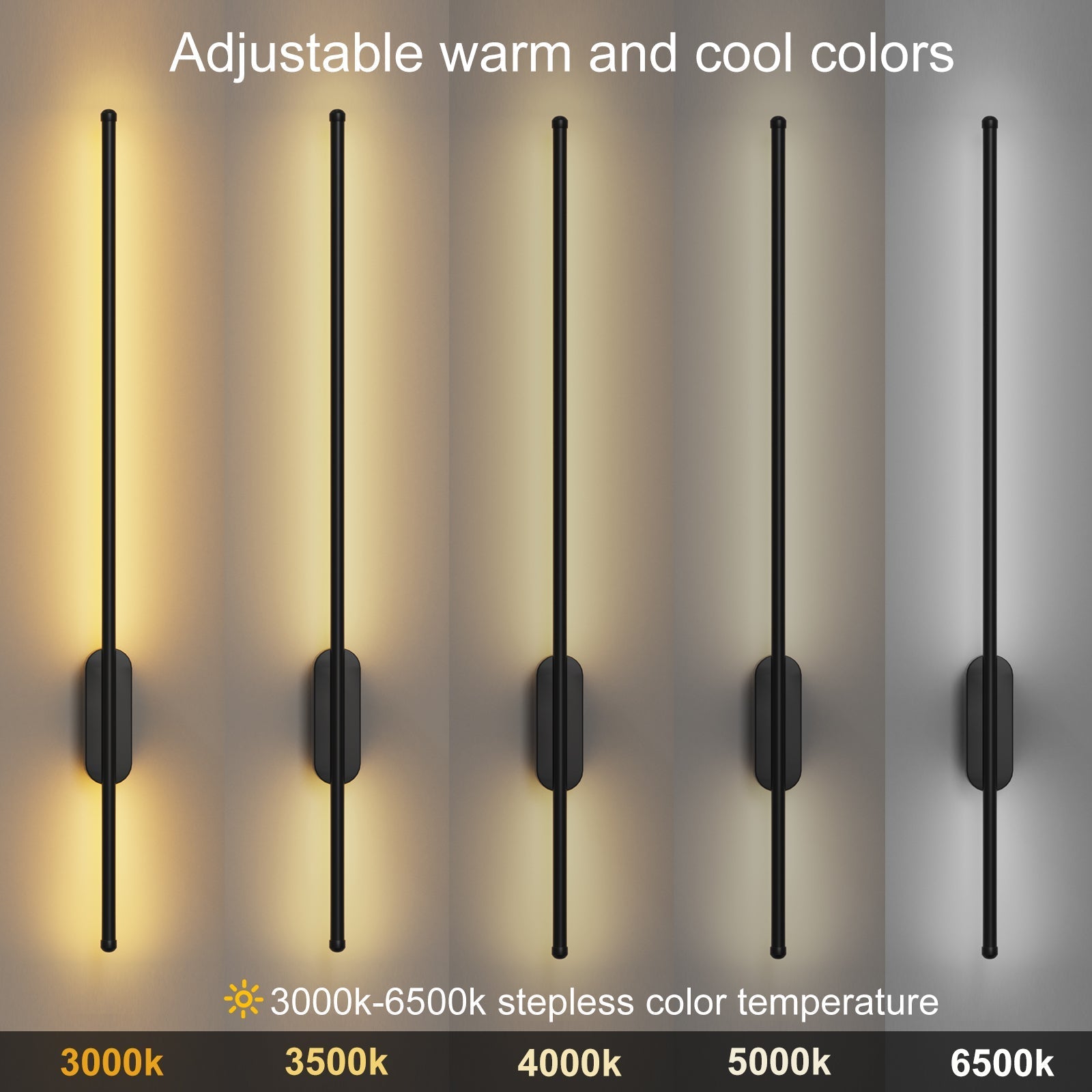 2PCS Minimalist Wall lights, Linear Sconces