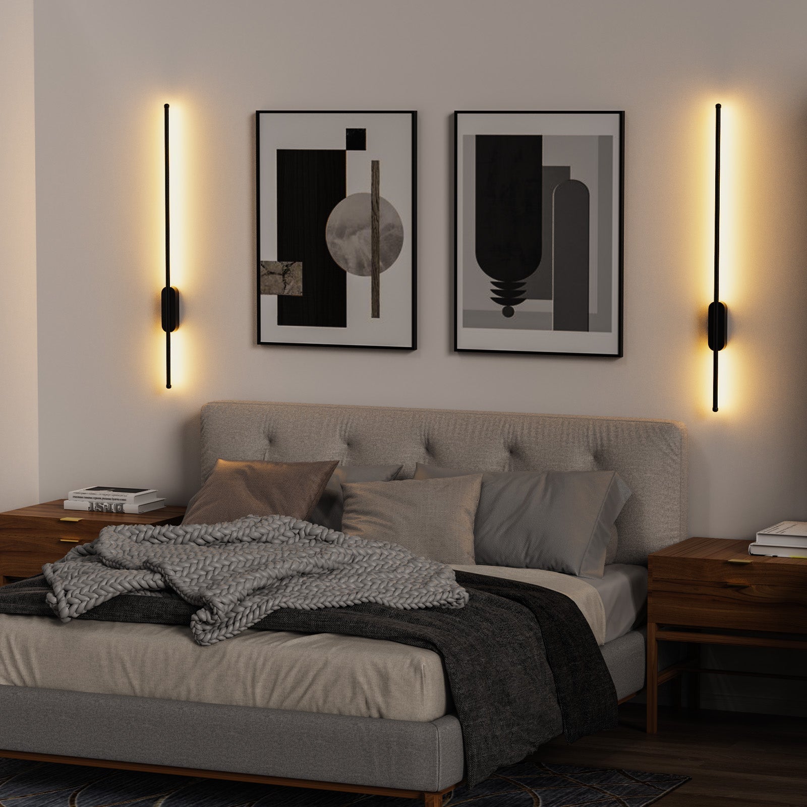 2PCS Minimalist Wall lights, Linear Sconces