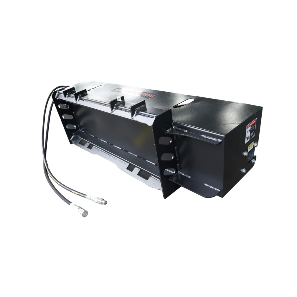 72-Inch Heavy Duty Hydraulic Skid Steer Soil Cultivator Roto Tiller Attachment (SAK45187)