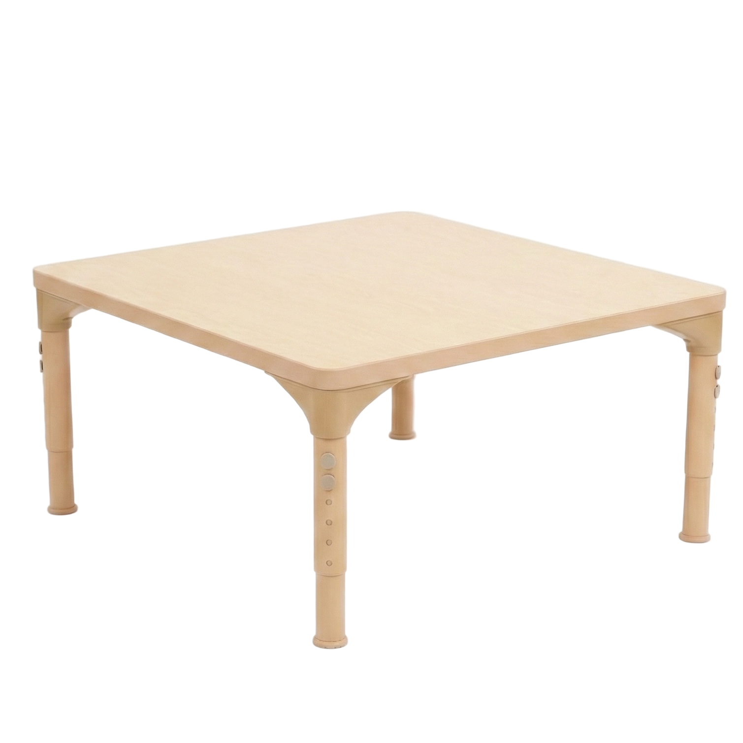 Square Adjustable Kids Table – 13" to 17" Height | Preschool & Toddler Activity Table for Classrooms & Daycares