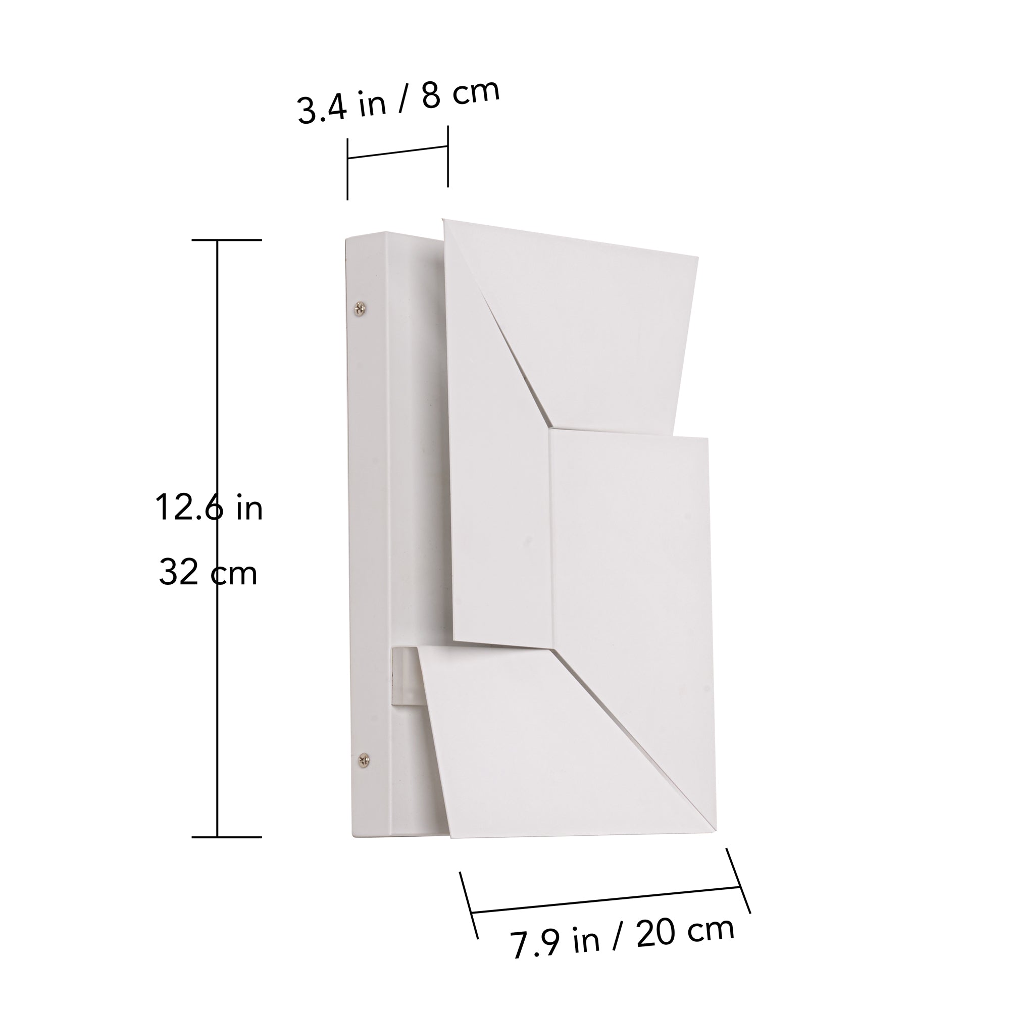 Jigsaw Modern LED Wall Light, Geometric Minimalist Sconce with Warm White Glow