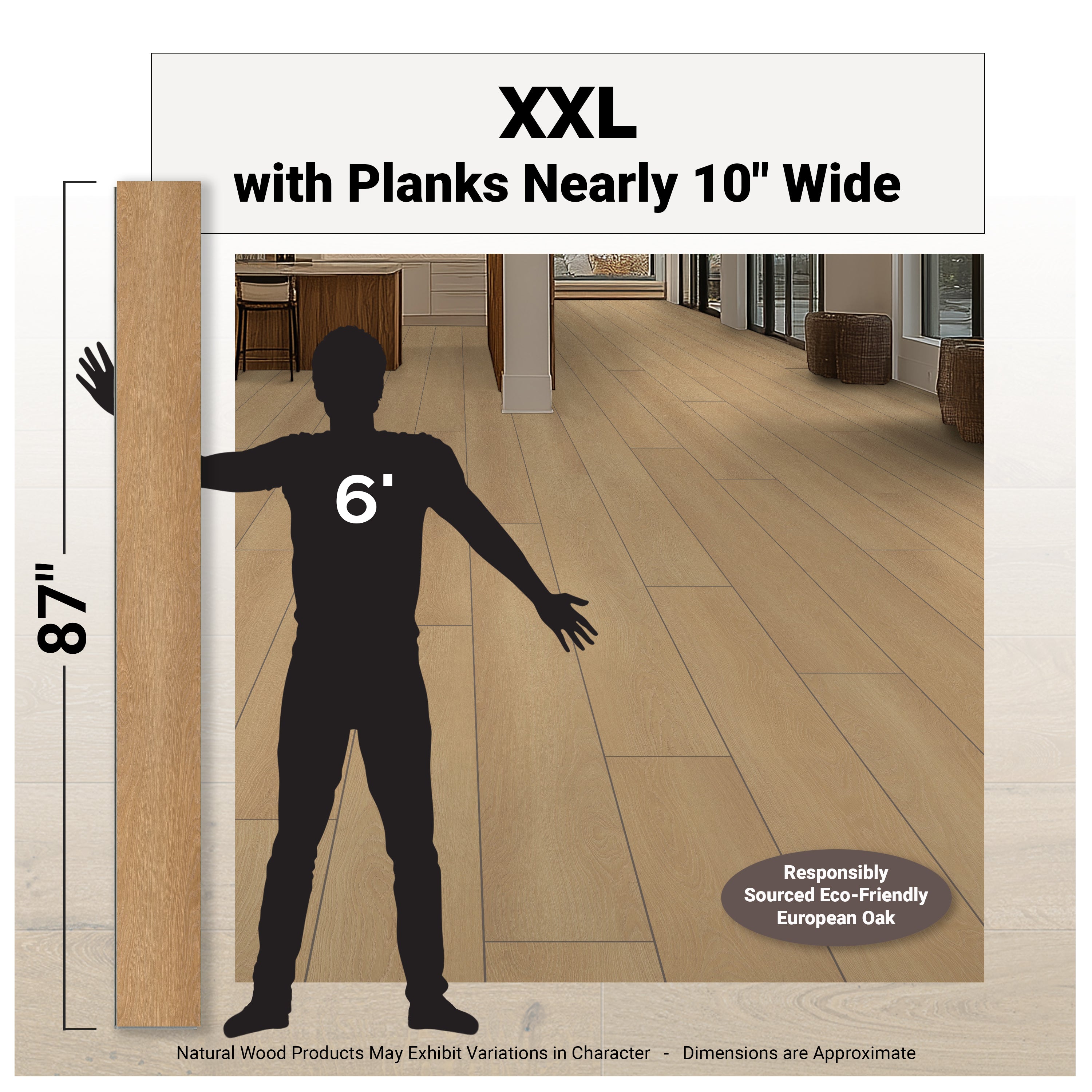 Shorecliffs Wallingford Blonde 9 in. x 87 in. Hybrid Rigid Core Luxury Vinyl Plank Flooring