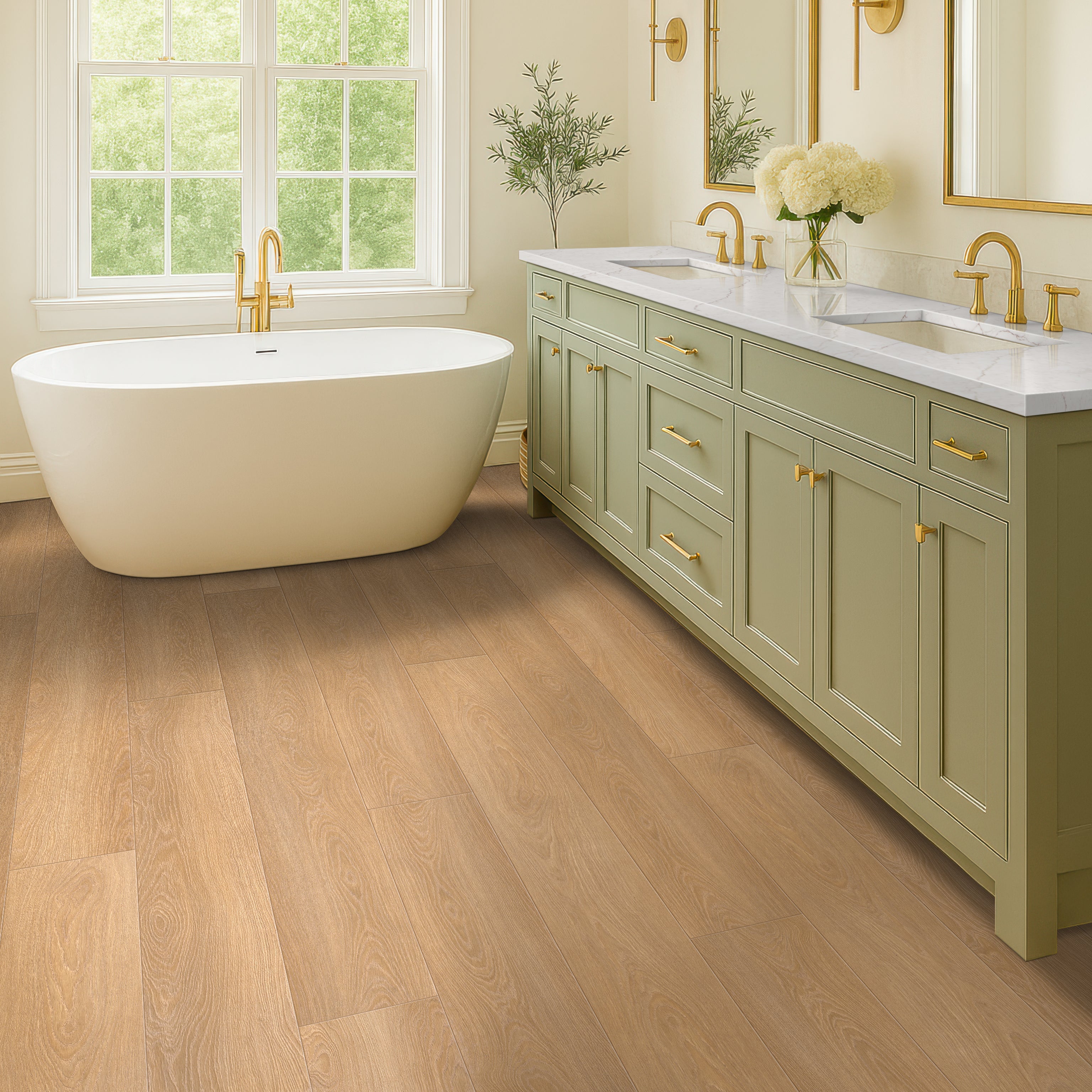 Shorecliffs Wallingford Blonde 9 in. x 87 in. Hybrid Rigid Core Luxury Vinyl Plank Flooring