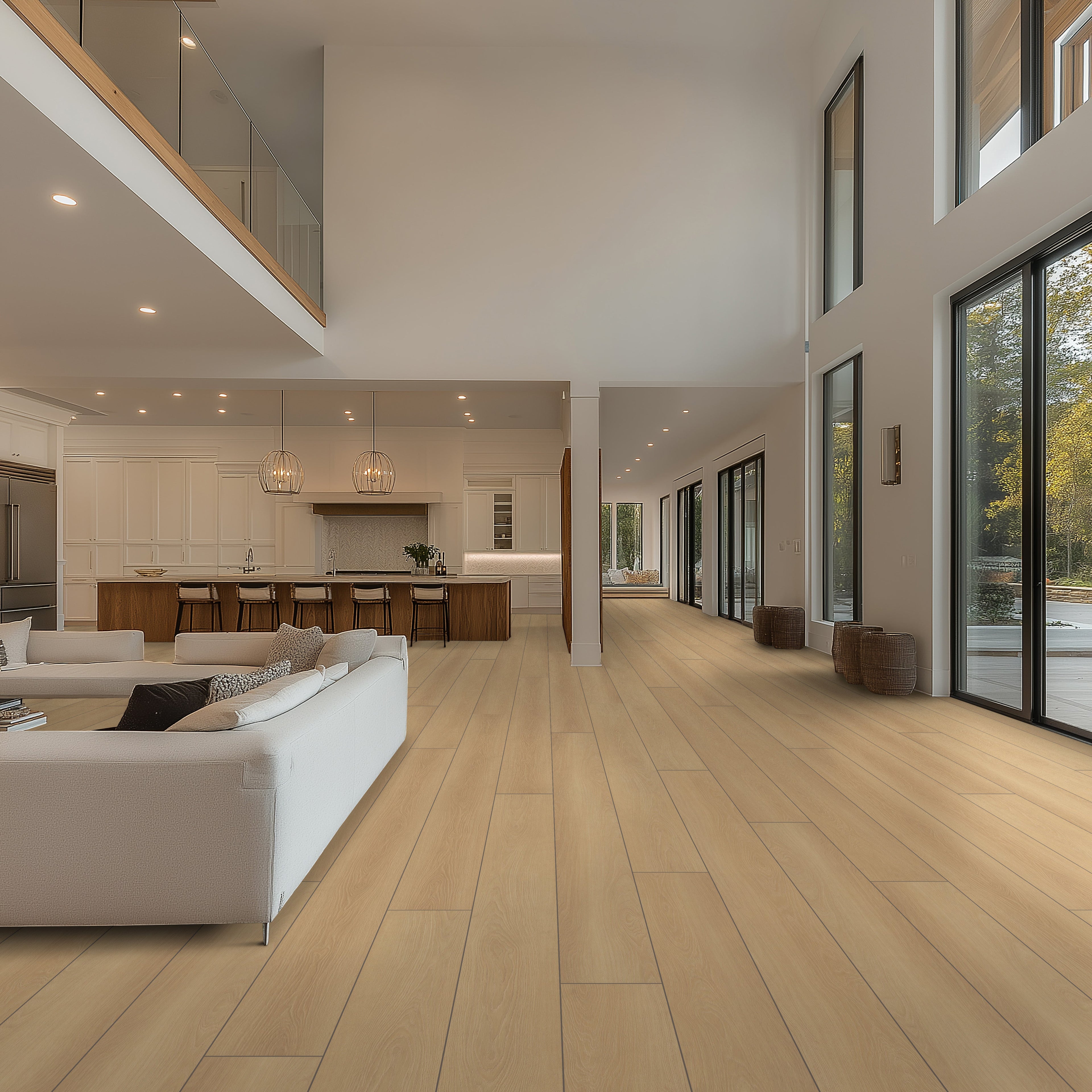 Shorecliffs Wallingford Blonde 9 in. x 87 in. Hybrid Rigid Core Luxury Vinyl Plank Flooring
