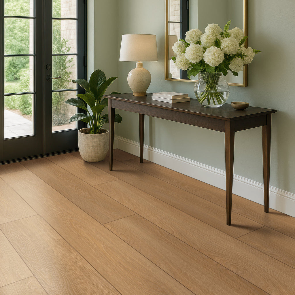 Shorecliffs Wallingford Blonde 9 in. x 87 in. Hybrid Rigid Core Luxury Vinyl Plank Flooring