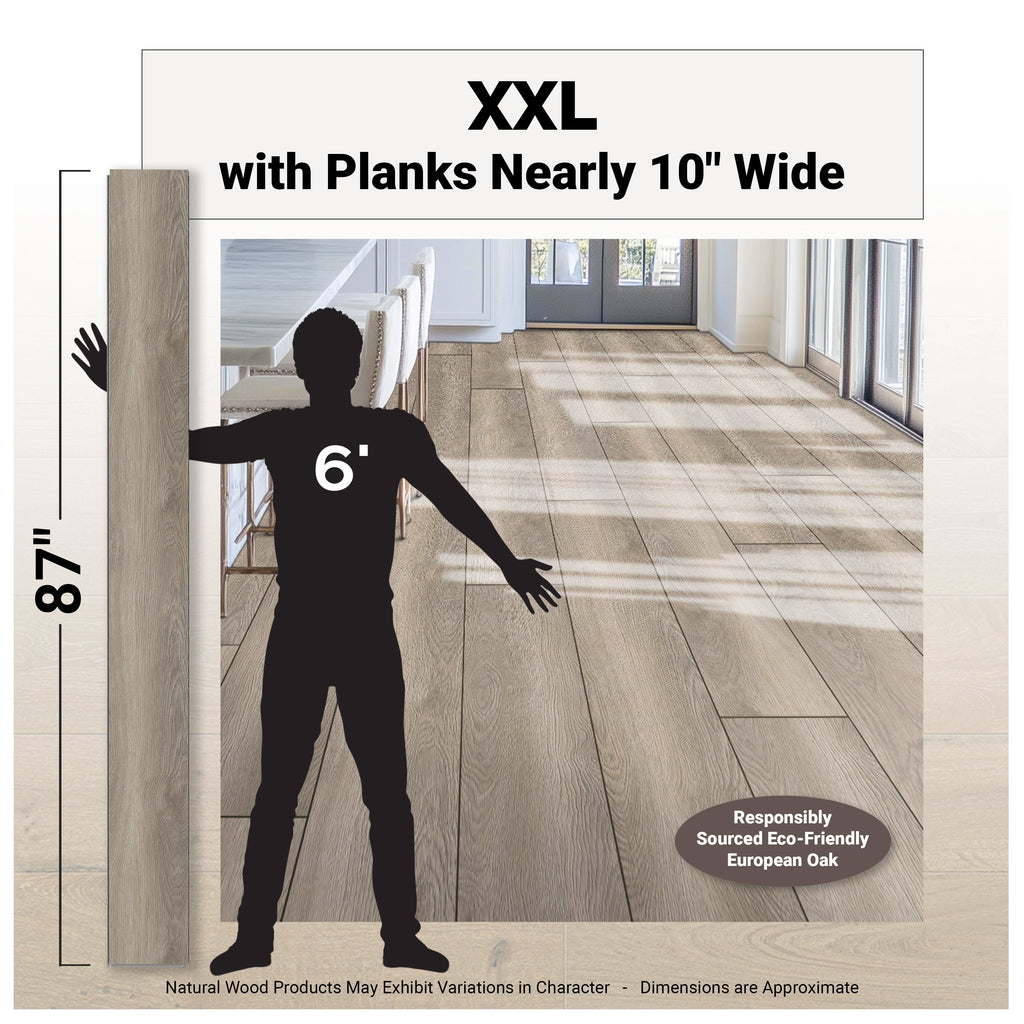 Shorecliffs Wixom Valley 9 in. x 87 in. Hybrid Rigid Core Luxury Vinyl Plank Flooring