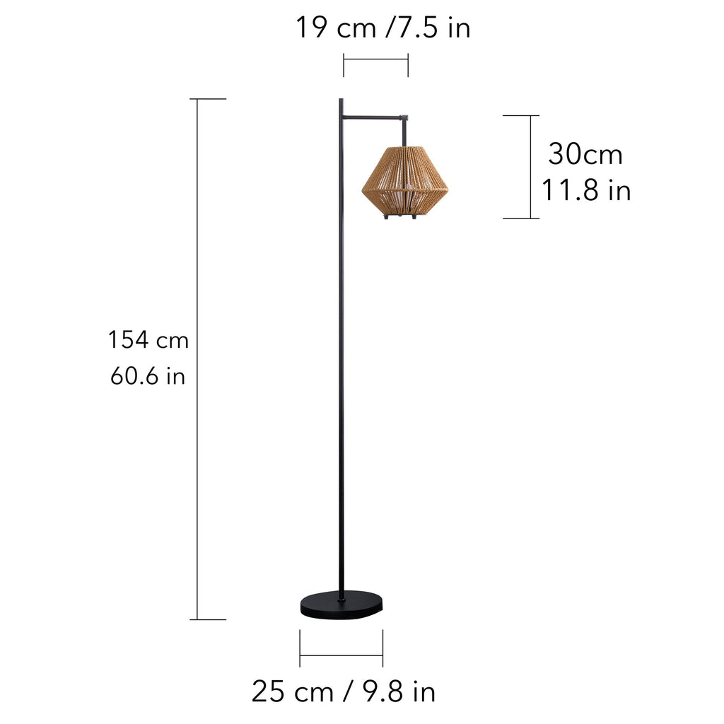 2-in-1 Portable Lantern & Floor Lamp for Indoors & Outdoors