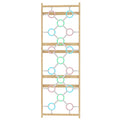 Add-On Ring Wall Panel for 95" Modular Walnut