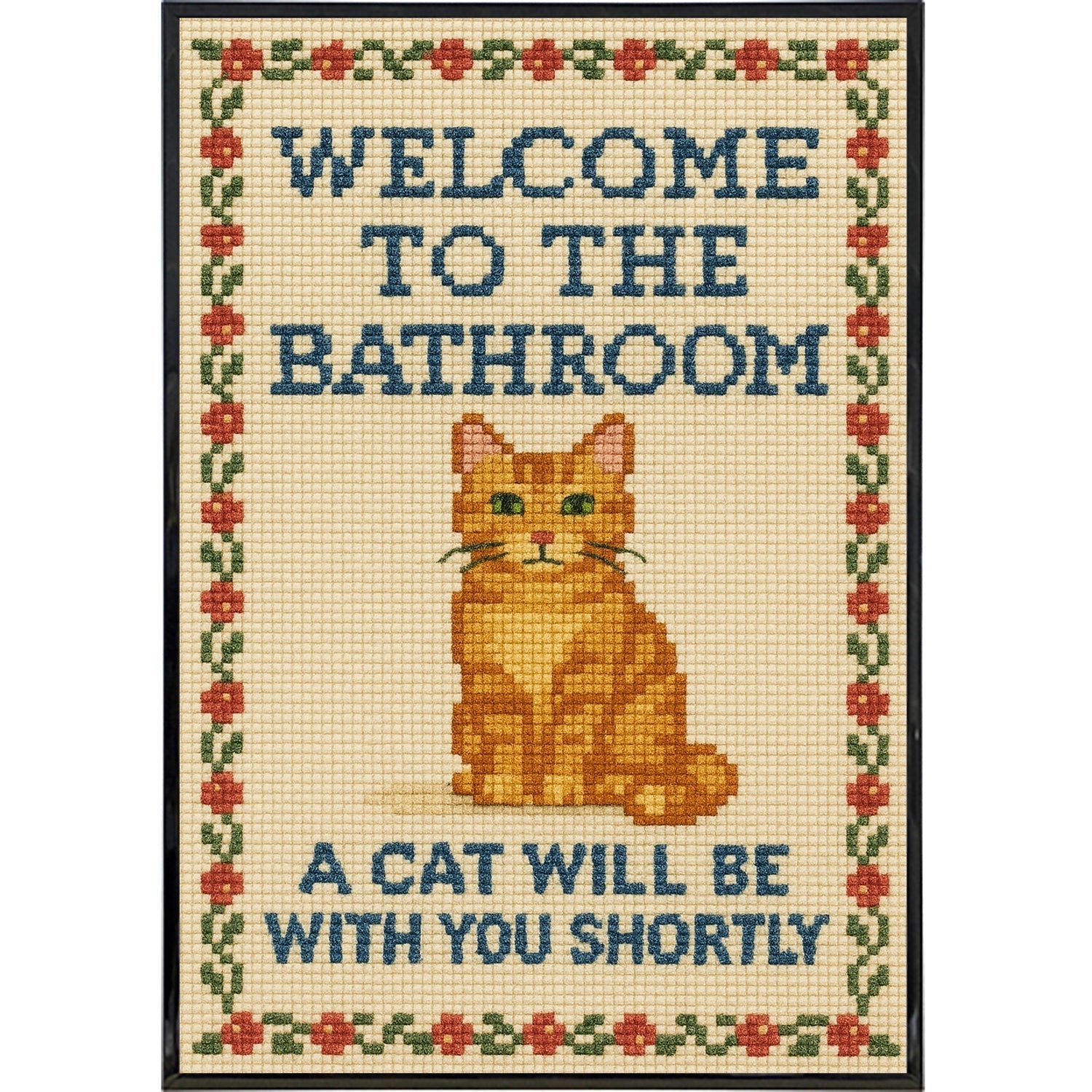 A Cat Will Be With You Shortly Poster Print