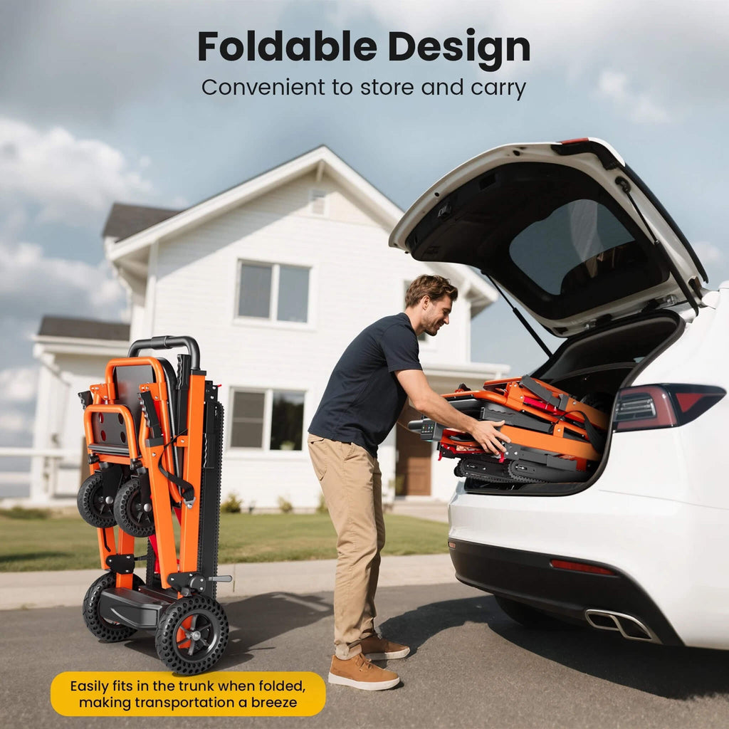 Heavy-Duty Motorized Stair Climbing Wheelchair, 440LBS [FDA Approved] (SAK47103)