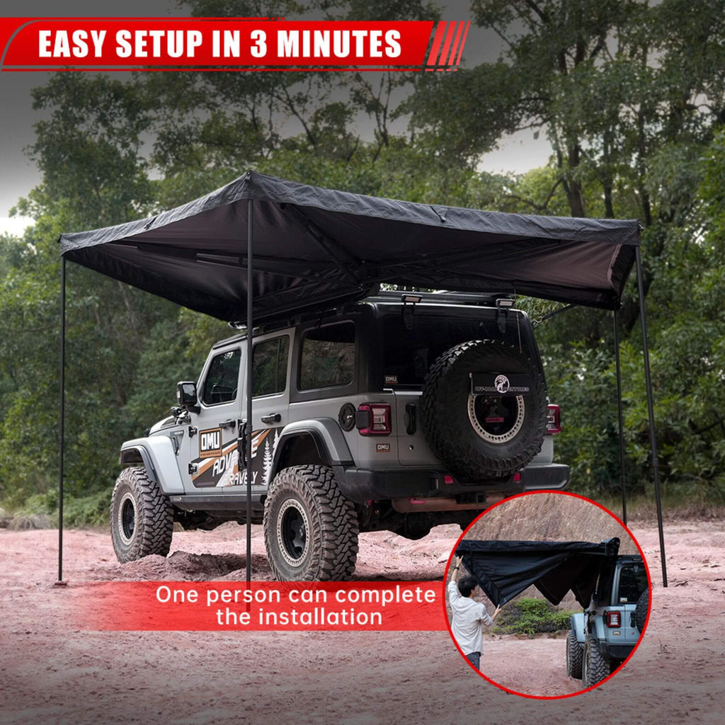 Trailora Premium All-Weather Top Only Multi-Functional 270 Degree Outdoor Awning House Tent (SAK24839)