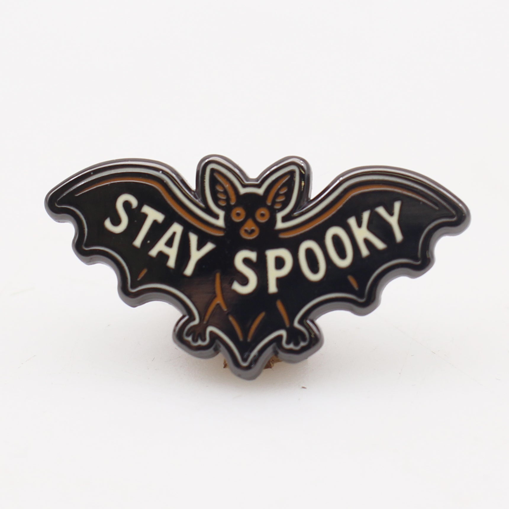 Stay Spooky Bat Enamel