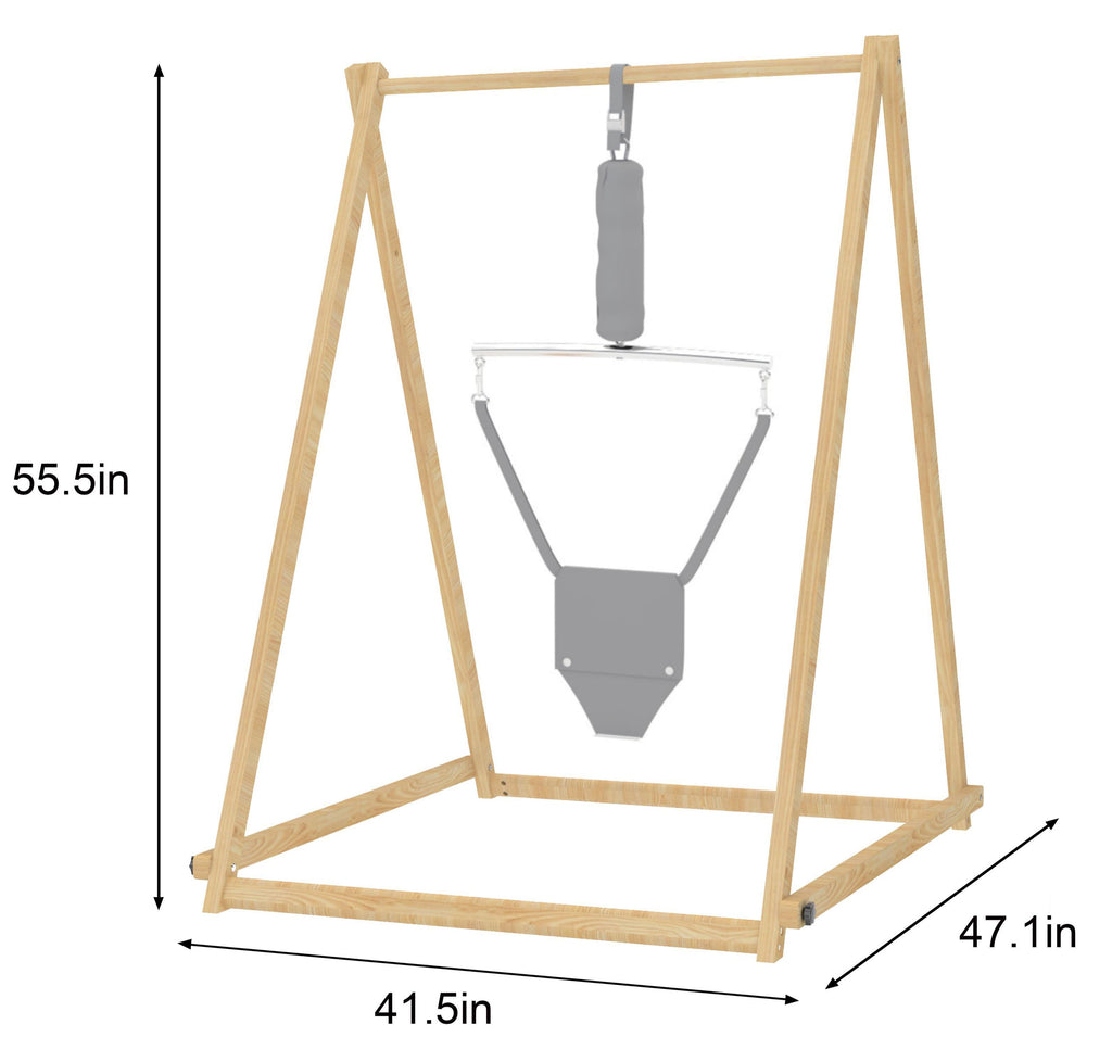 Tulip | Foldable Baby Bouncer - Gray